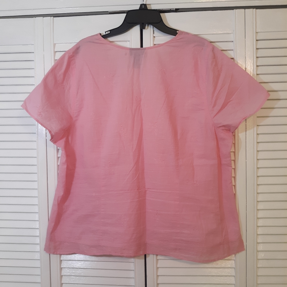 Lane Bryant embroidery lace sequin top 18/20 *C5 - Picture 2 of 5